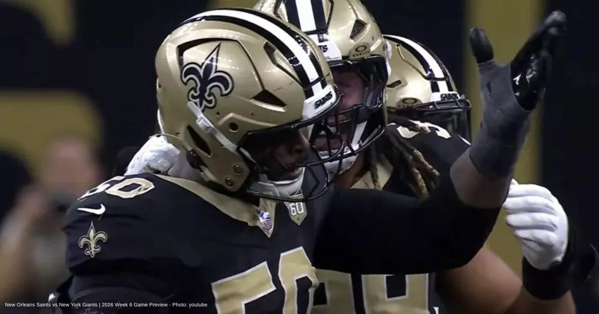 Saints Vs Giants: Betting Picks and Odds for NFL Week 6 Matchup