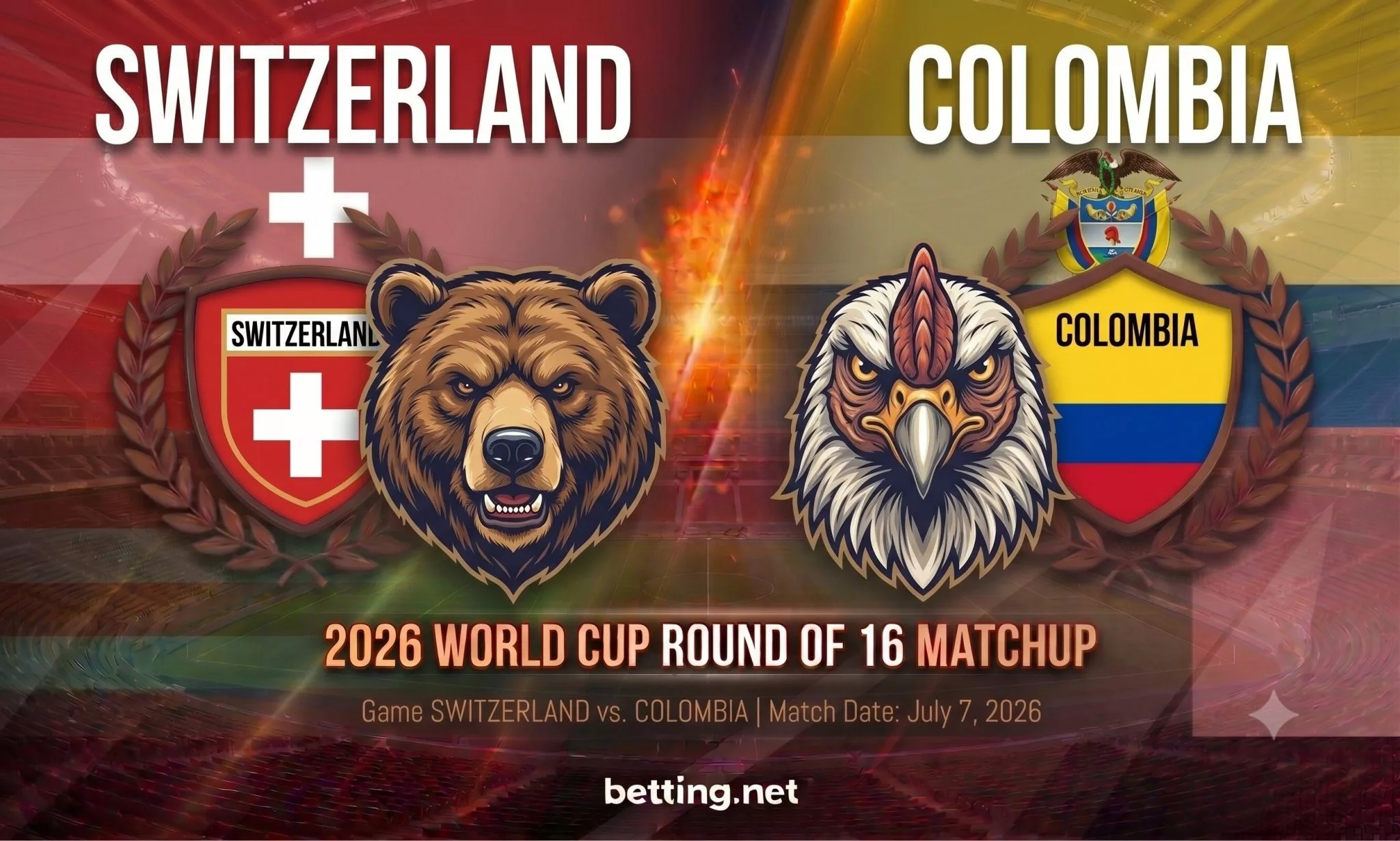 switzerland vs colombia world cup