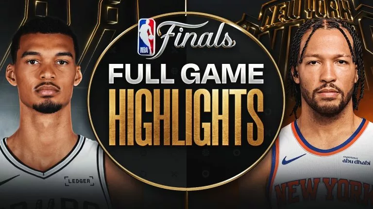 Video: #2 SPURS at #3 KNICKS | NBA FINALS GAME 4 HIGHLIGHTS | June 10, 2026