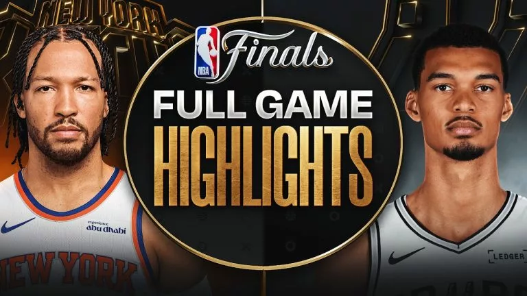 Video: #3 KNICKS at #2 SPURS | NBA FINALS GAME 1 HIGHLIGHTS | June 3, 2026