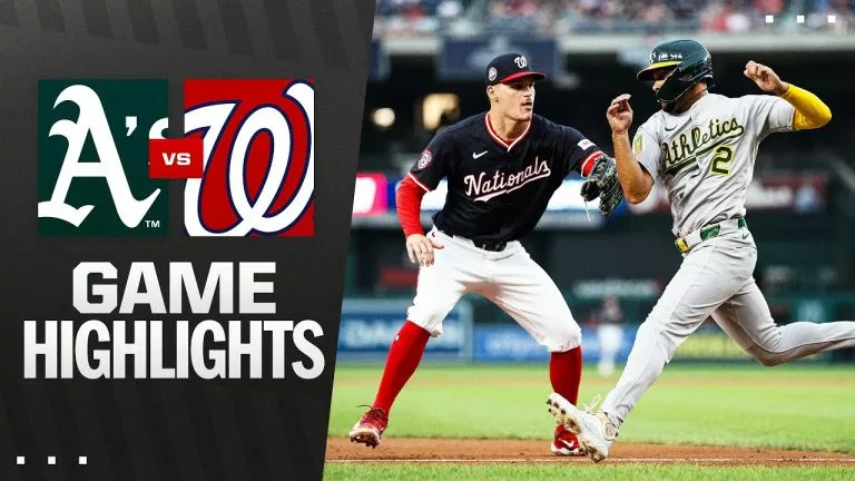Video: Athletics vs. Nationals Game Highlights (8/5/25) | MLB Highlights