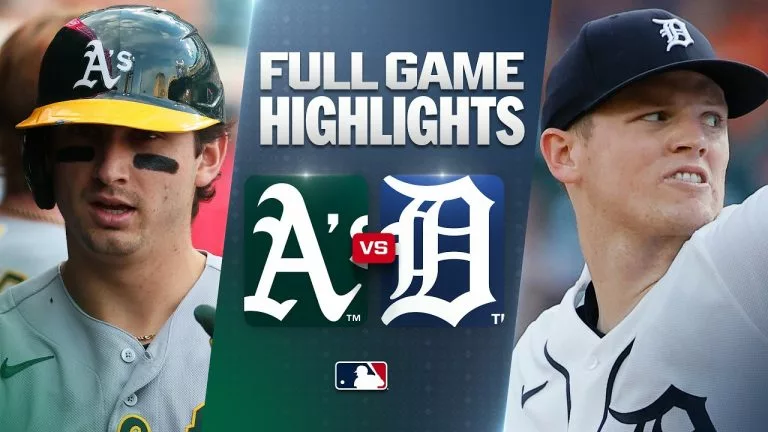 Video: ATHLETICS vs. TIGERS: Official Full Game Highlights (July 8) | 2026 MLB Season
