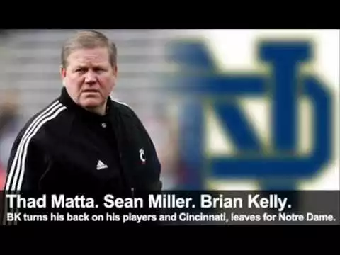 Video: Brian Kelly stabs Cincinnati in the back