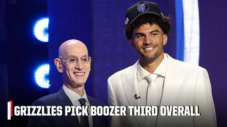 Video: Cam Boozer selected by Memphis Grizzlies with 3rd overall pick | 2026 NBA Draft