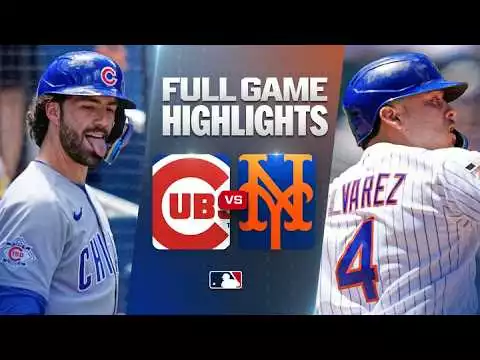 Video: CUBS vs. METS Gm1 Full Game Highlights (6/24/26) | MLB Highlights