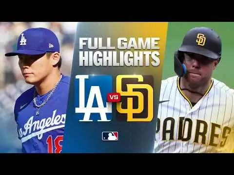 Video: DODGERS vs. PADRES: Official Full Game Highlights (June 27) | 2026 MLB Season