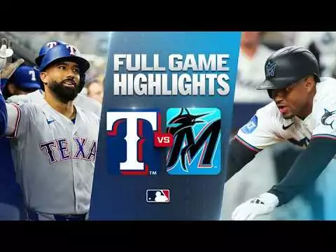 Video: RANGERS vs. MARLINS Full Game Highlights (6/22/26) | MLB Highlights