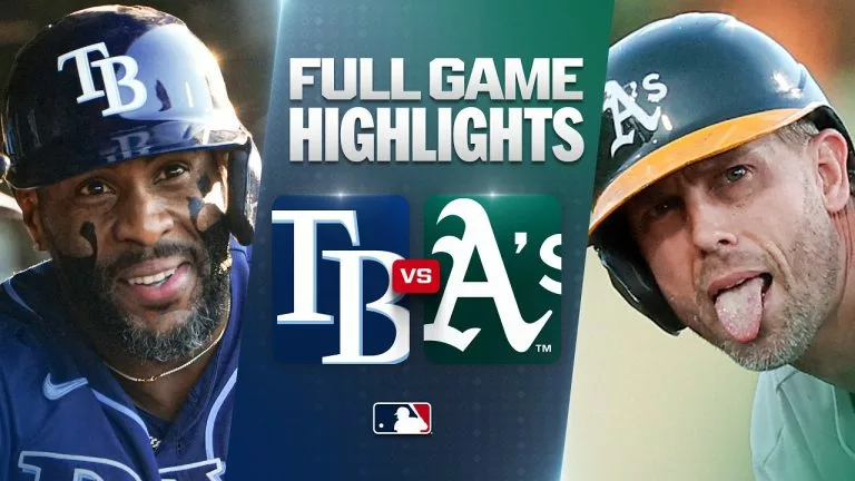 Video: RAYS vs. ATHLETICS: Official Full Game Highlights (August 10) | 2026 MLB Season