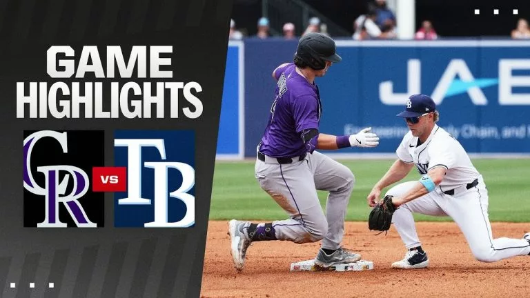 Video: Rockies vs. Rays Game Highlights (3/30/25) | MLB Highlights