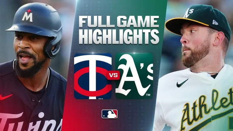 Video: TWINS vs. ATHLETICS: Official Full Game Highlights (August 24) | 2026 MLB Season