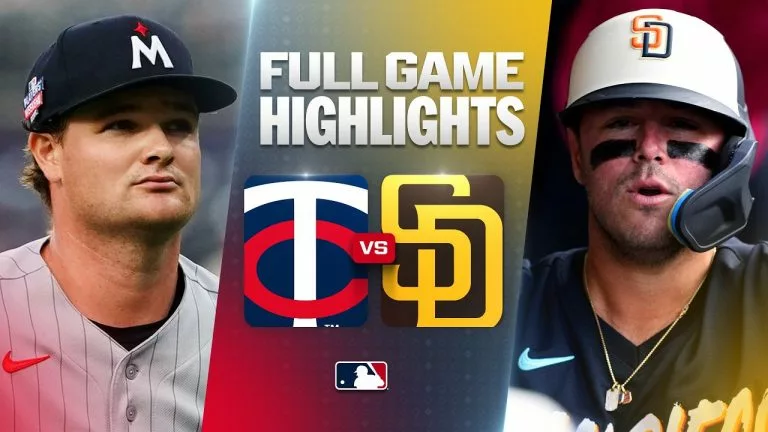Video: TWINS vs. PADRES: Official Full Game Highlights (August 21) | 2026 MLB Season